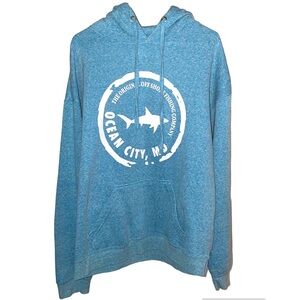 OC MD Heather Blue XL Hoodie Sweatshirt